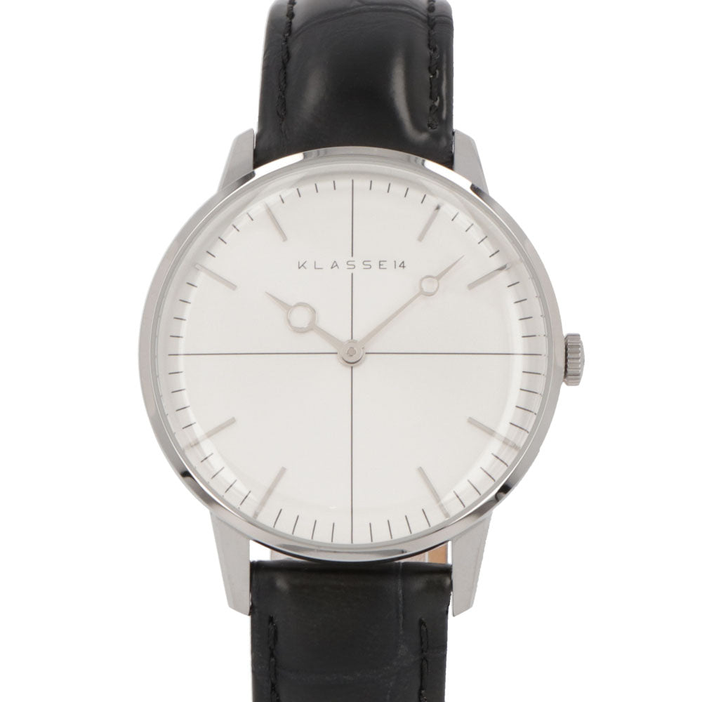 KLASSE14 時計 Disco Volante 36mm Quartz Leather ステンレススチール レザー シルバーカラー 腕時計 DI16SR001W
