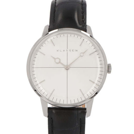 KLASSE14 時計 Disco Volante 36mm Quartz Leather ステンレススチール レザー シルバーカラー 腕時計 DI16SR001W