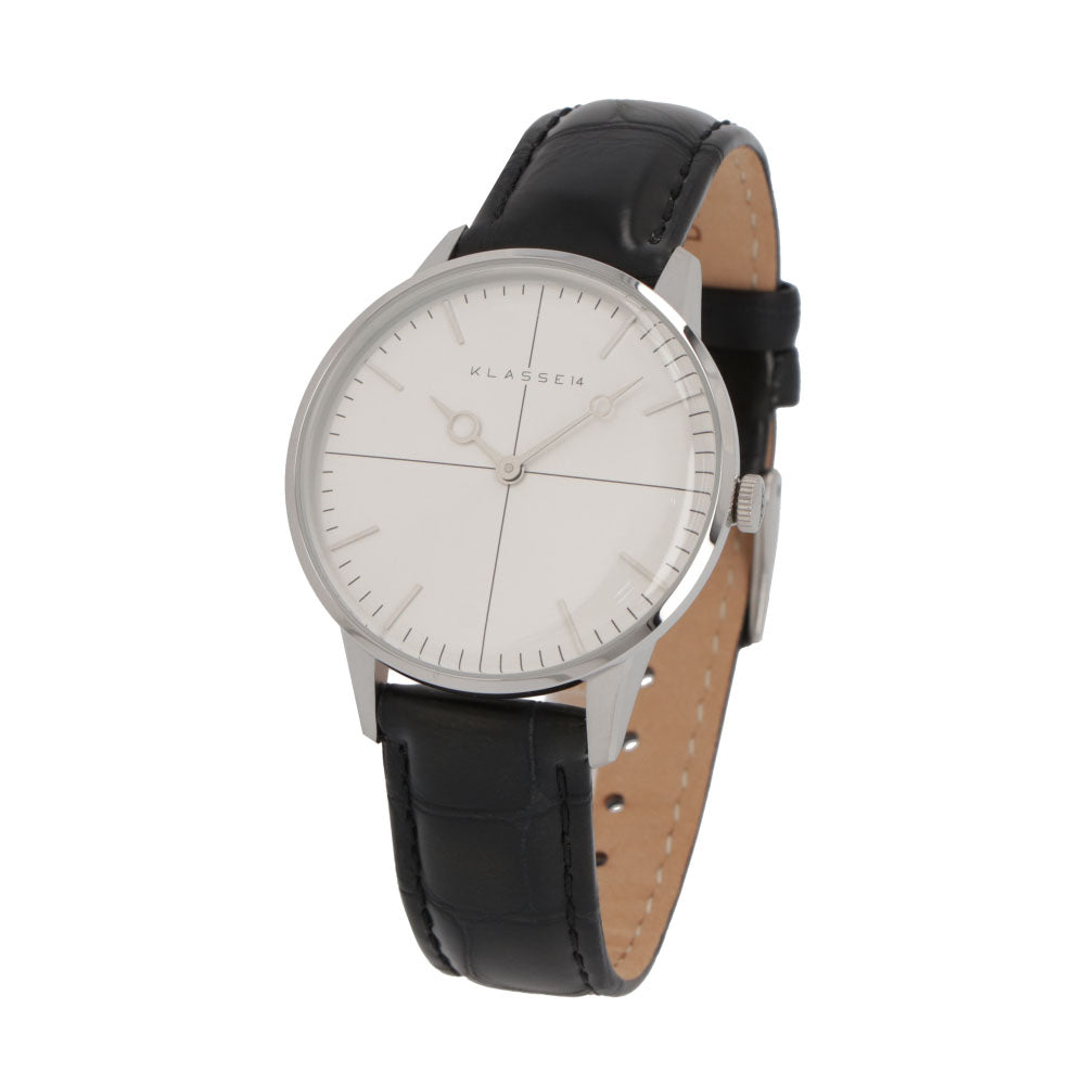 KLASSE14 時計 Disco Volante 36mm Quartz Leather ステンレススチール レザー シルバーカラー 腕時計 DI16SR001W