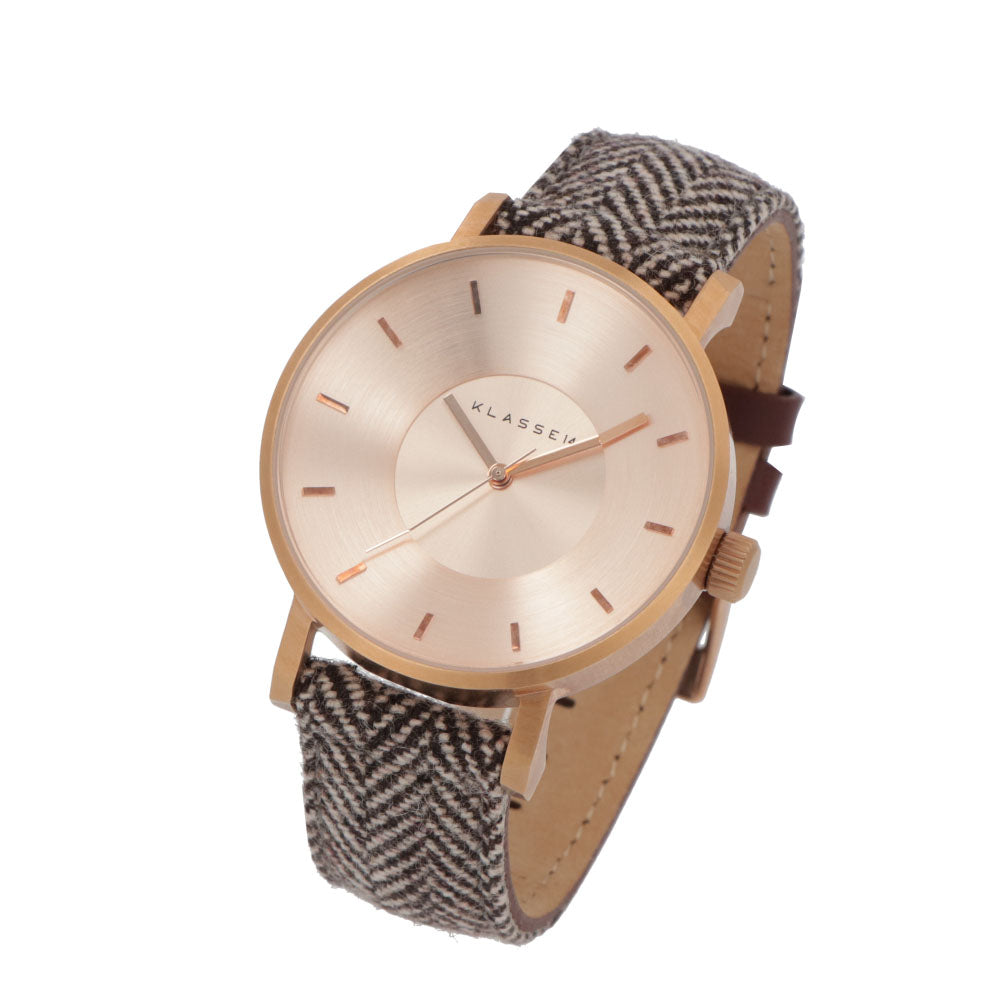 KLASSE14 時計 ステンレススチール テキスタイル ロゴ ヘリンボーン柄 腕時計 VO16SA006M SET