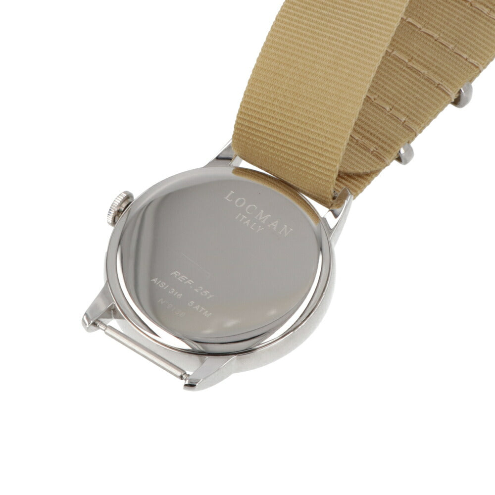 LOCMAN 時計 イエロー系 ステンレススティール ロゴ 腕時計 0251V05-00AVNKNH 1960