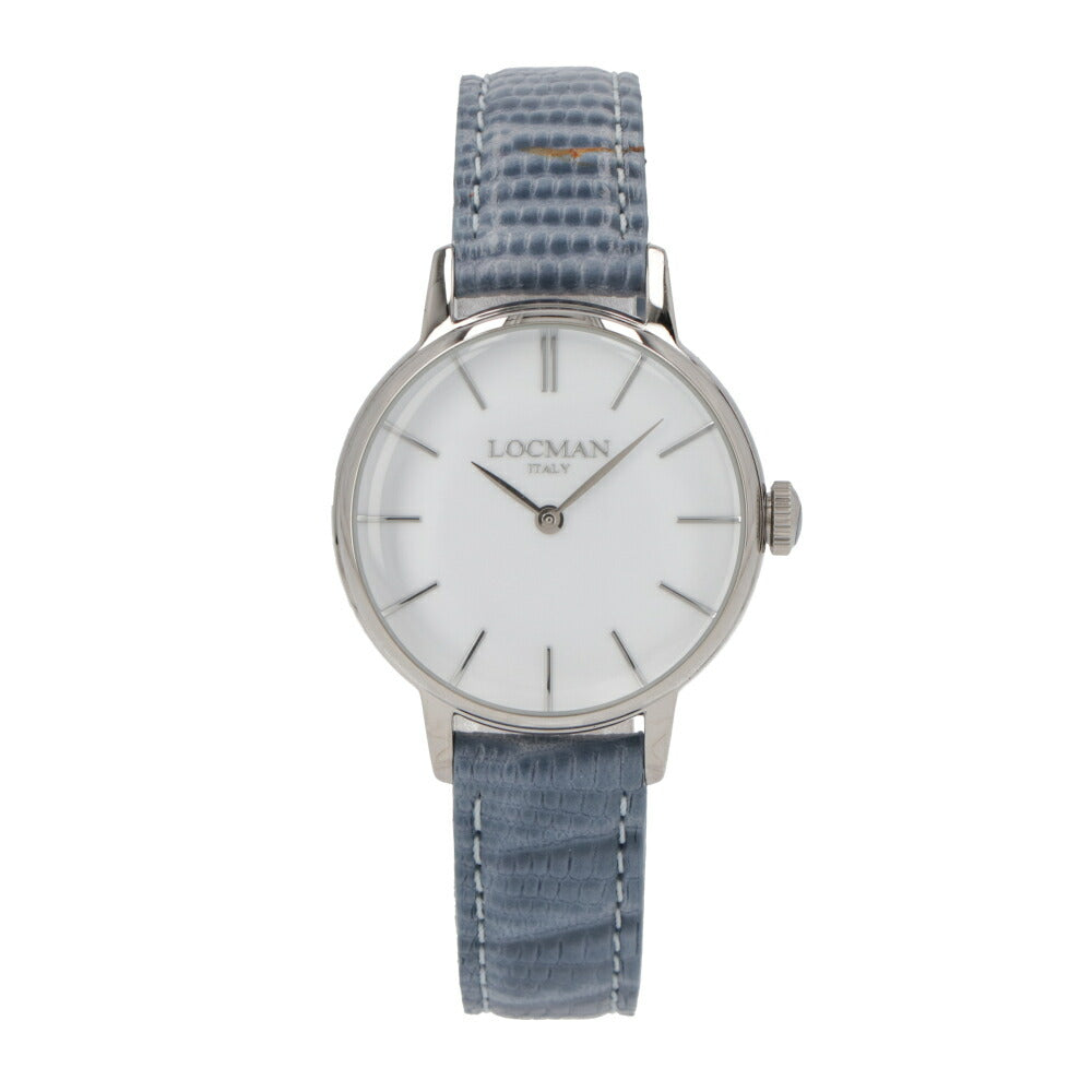 LOCMAN 時計 ブルー系 ステンレススティール シルバー 腕時計 0253A08A-00WHNKPS 1960 LADY