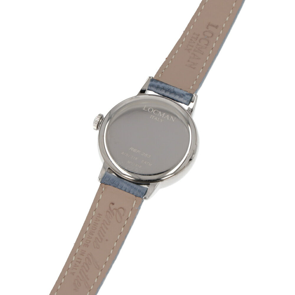 LOCMAN 時計 ブルー系 ステンレススティール シルバー 腕時計 0253A08A-00WHNKPS 1960 LADY
