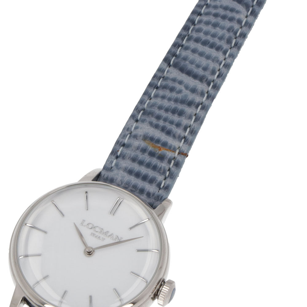 LOCMAN 時計 ブルー系 ステンレススティール シルバー 腕時計 0253A08A-00WHNKPS 1960 LADY