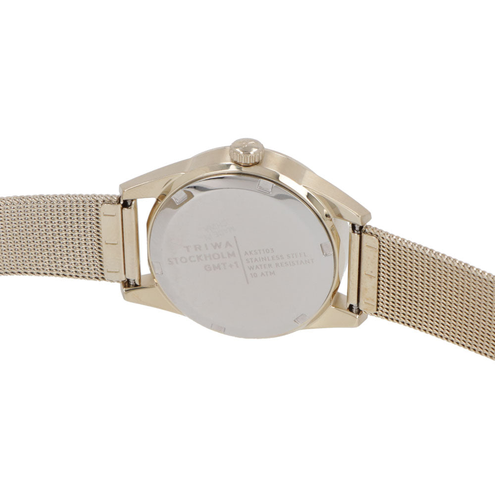 TRIWA 時計 ASKA ステンレス ステンレスメッシュ ロゴ 腕時計 AKST103-MS121717