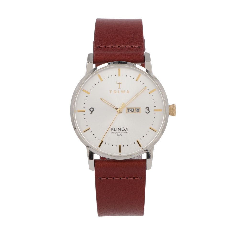 TRIWA 時計 KLINGA ステンレス シルバー 腕時計 KLST104-CL010312
