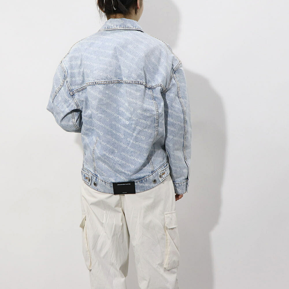 alexander Wang デニムジャケット フォーリングバック 総柄