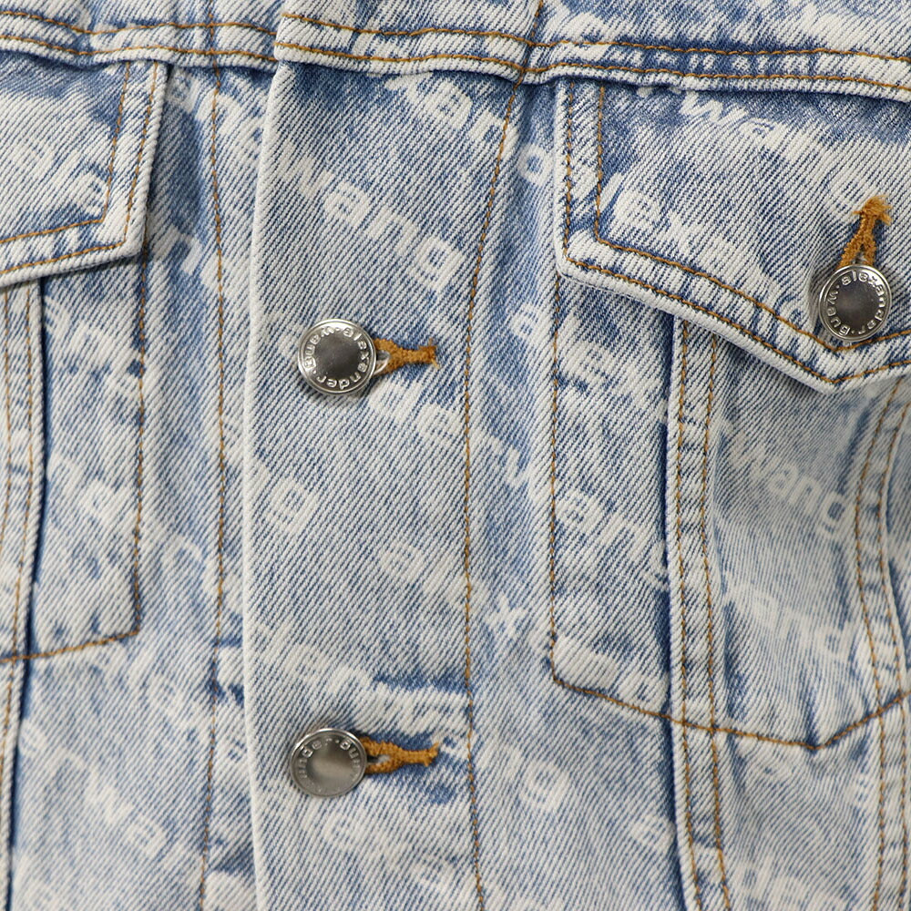 alexander Wang デニムジャケット フォーリングバック 総柄