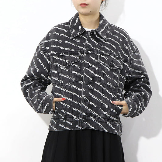 Alexander Wang デニムジャケット フォーリングバック 総柄