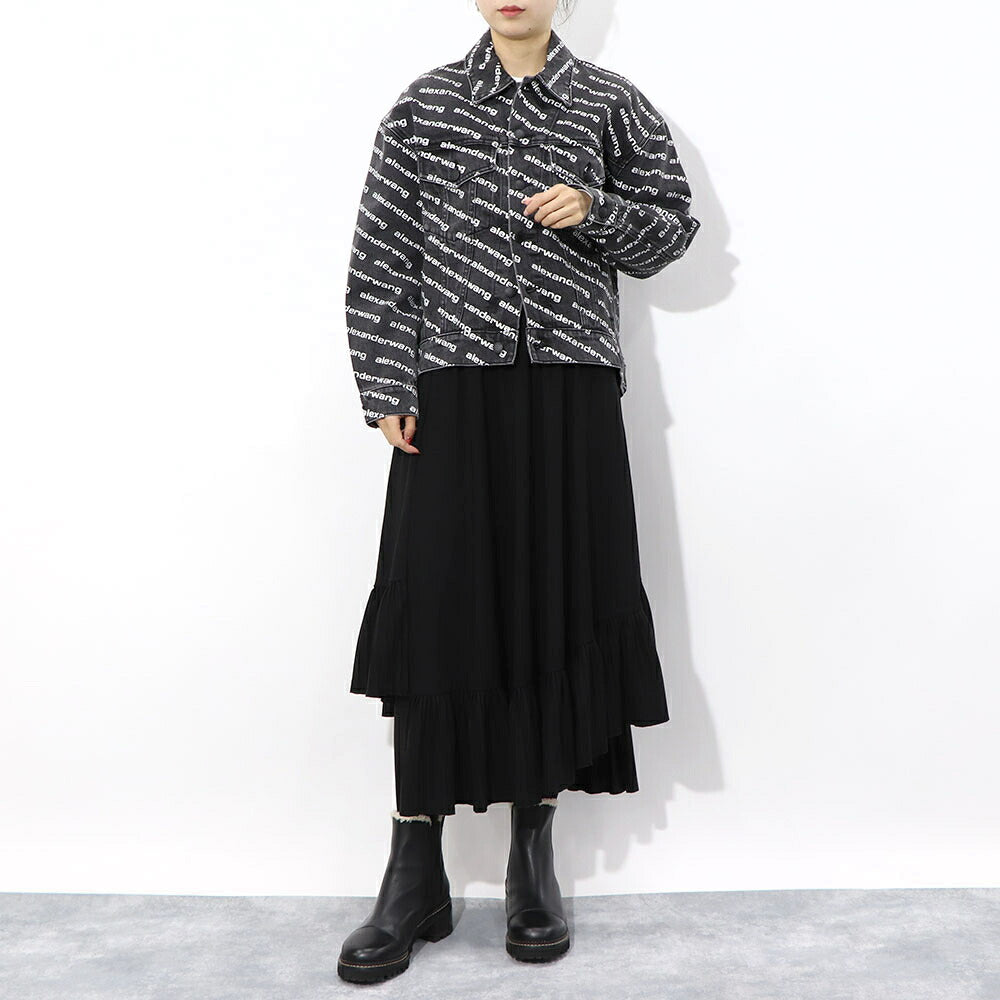 Alexander Wang デニムジャケット フォーリングバック 総柄