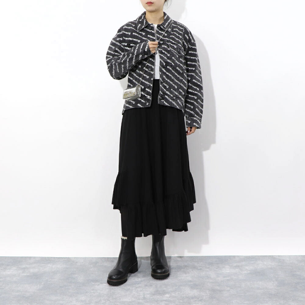 Alexander Wang デニムジャケット フォーリングバック 総柄