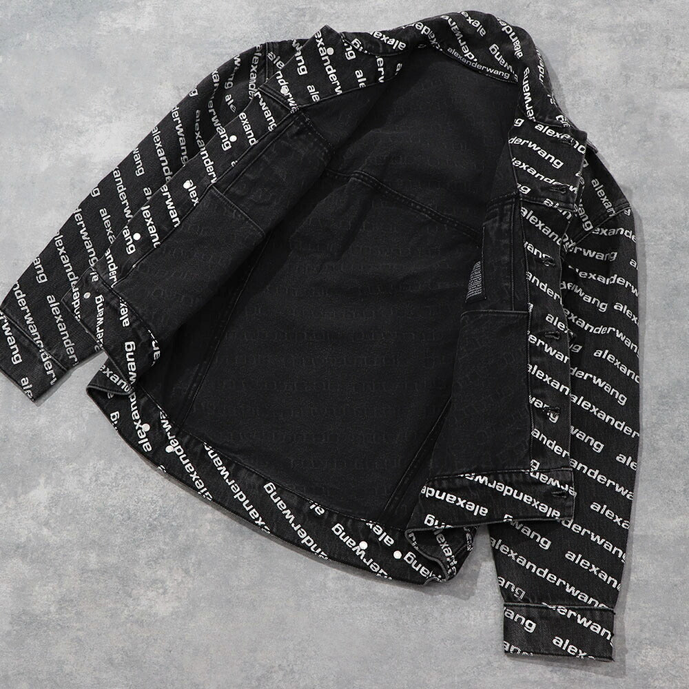 Alexander Wang デニムジャケット フォーリングバック 総柄