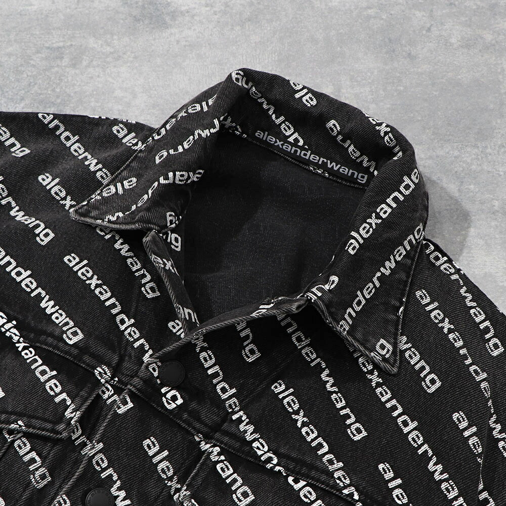 Alexander Wang デニムジャケット フォーリングバック 総柄