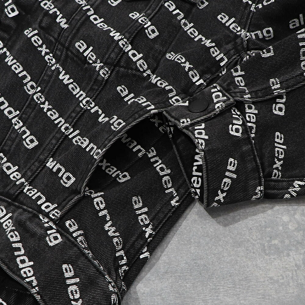 Alexander Wang デニムジャケット フォーリングバック 総柄