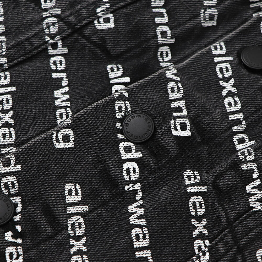 Alexander Wang デニムジャケット フォーリングバック 総柄