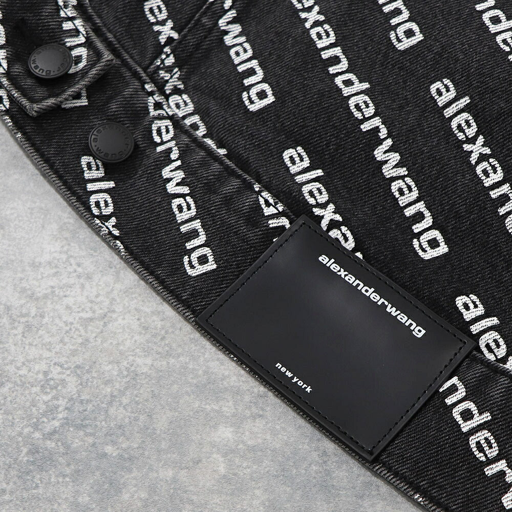 Alexander Wang デニムジャケット フォーリングバック 総柄