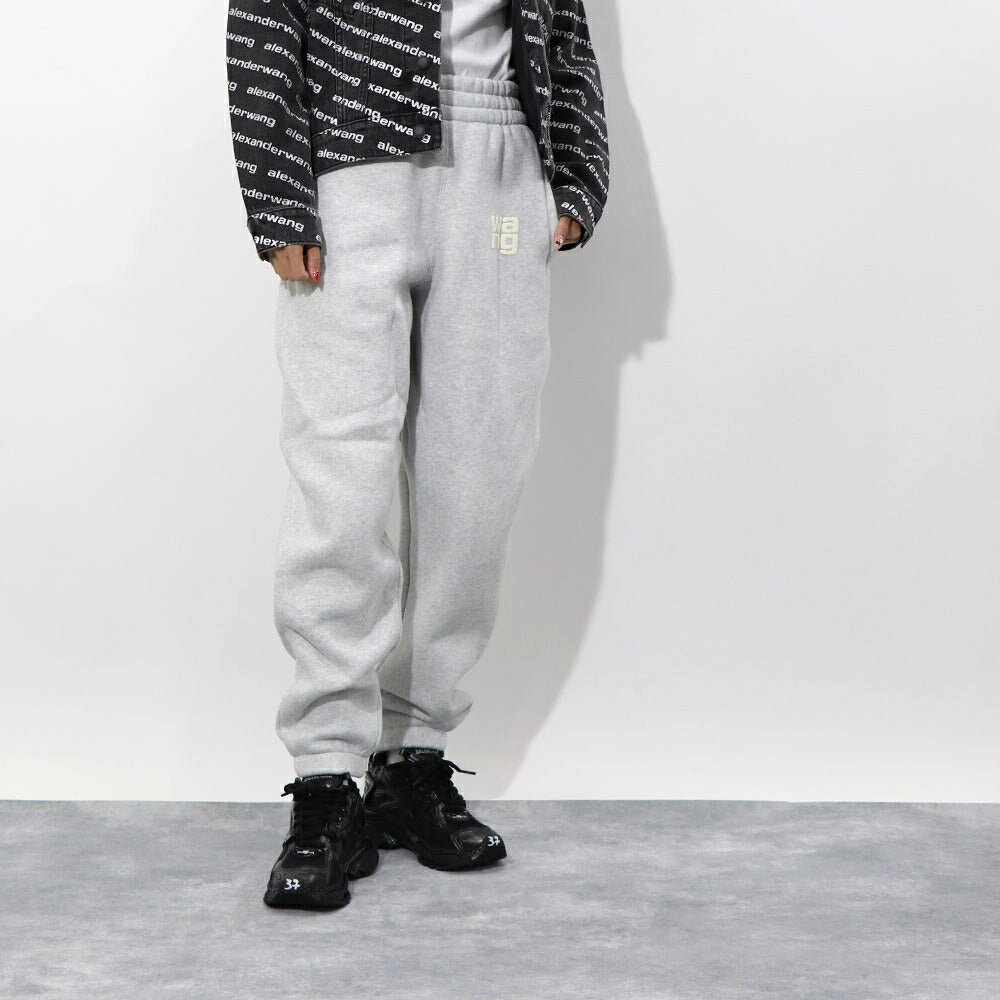 Alexander Wang スウェットパンツ 裏起毛 ロゴ