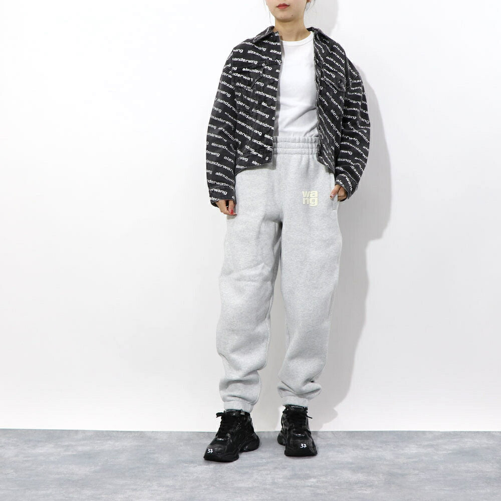 Alexander Wang スウェットパンツ 裏起毛 ロゴ