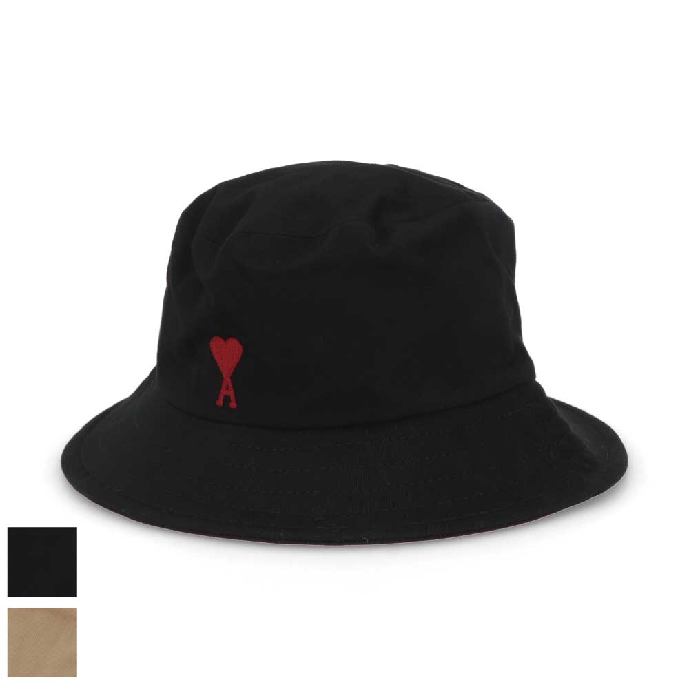 AMI PARIS バケットハット Ami De Coeur スタッズ バケットハット ブラック | AMI PARIS