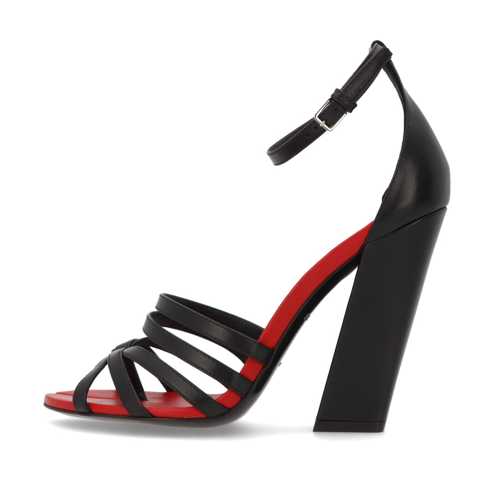 バーバリー サンダル ヒール 8028465 A1189 BLACK