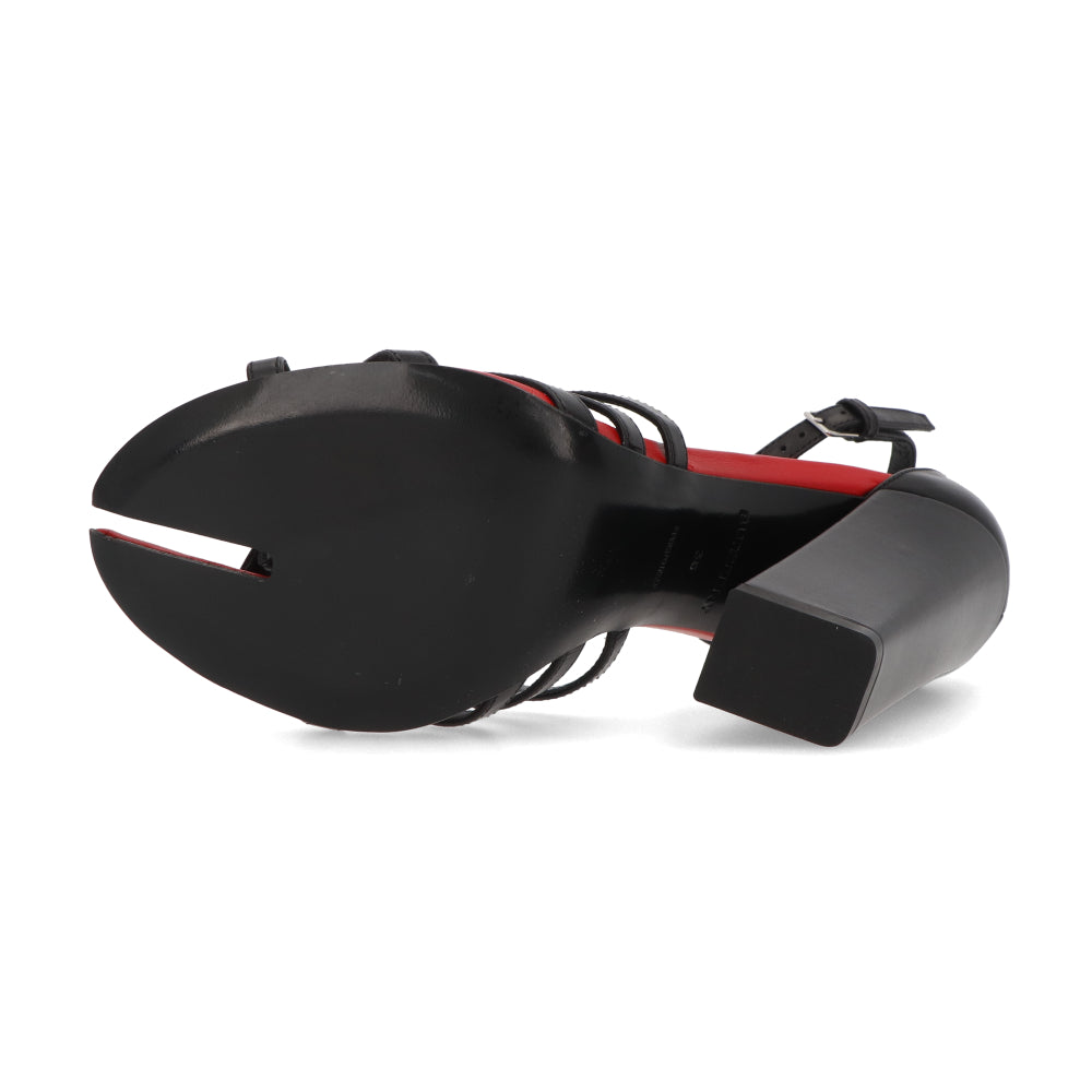 バーバリー サンダル ヒール 8028465 A1189 BLACK