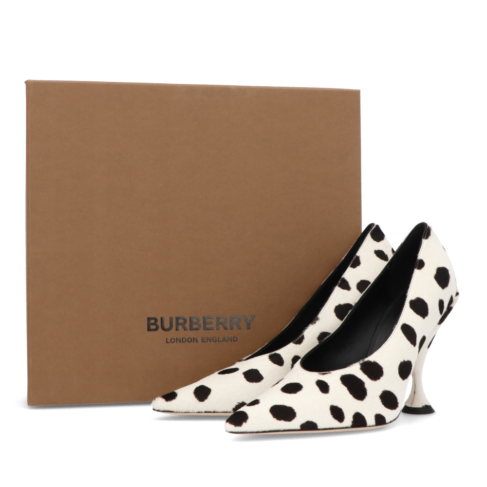 バーバリー パンプス ヒール 8025313 A1462 ホワイト