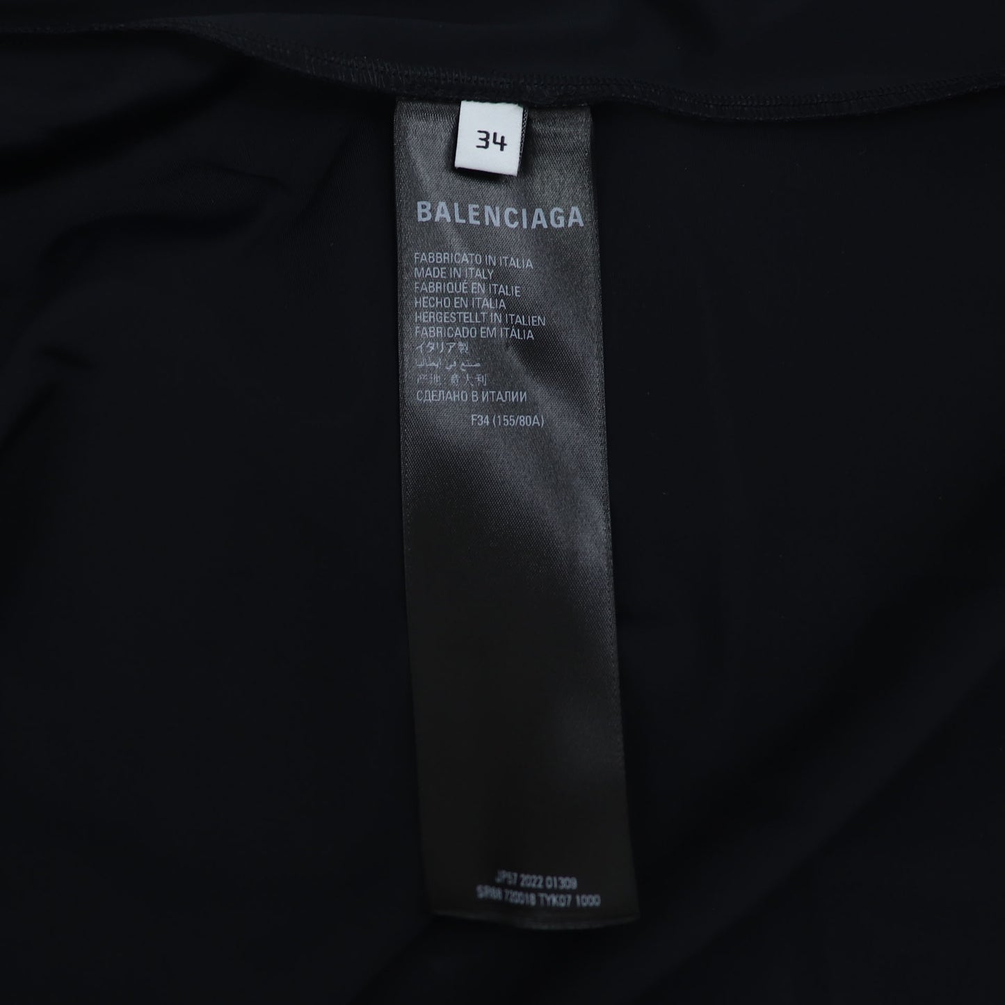 バレンシアガ 720018 TYK07 1000  ワンピース