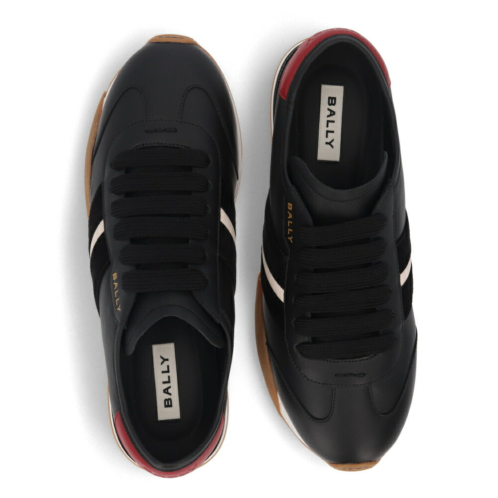 BALLY スニーカー BK RUB レザー ロゴ レザーシューズ