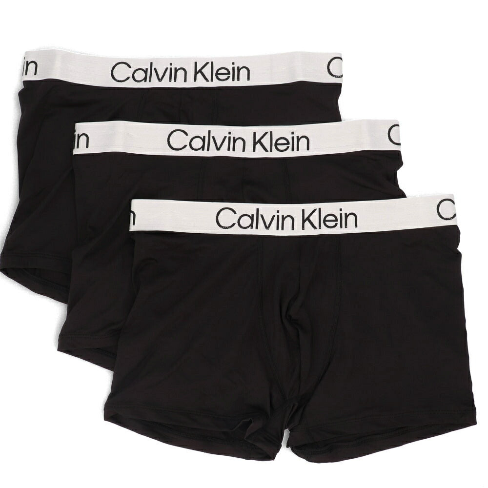 カルバンクライン Calvin Klein 下着 パンツ ボクサーパンツ - ブラック/グレー ブラック グレー/ボーダー/ブラック CK 3枚セット アンダーウェア 無地 シンプル
