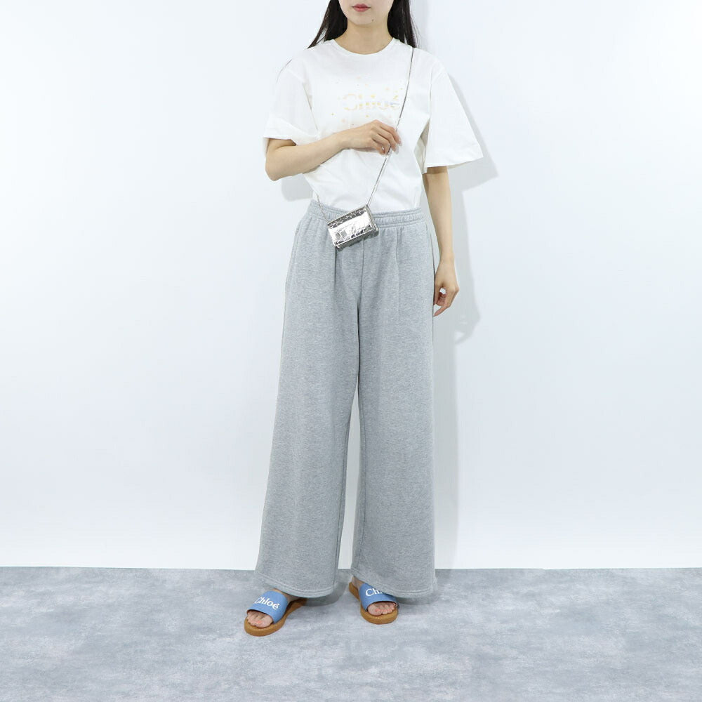 クロエ Chloe トップス Tシャツ・カットソー レディース ホワイト コットン Chloe Kids ロゴ クルーネック キッズモデル カットソー 半袖 C20111 117