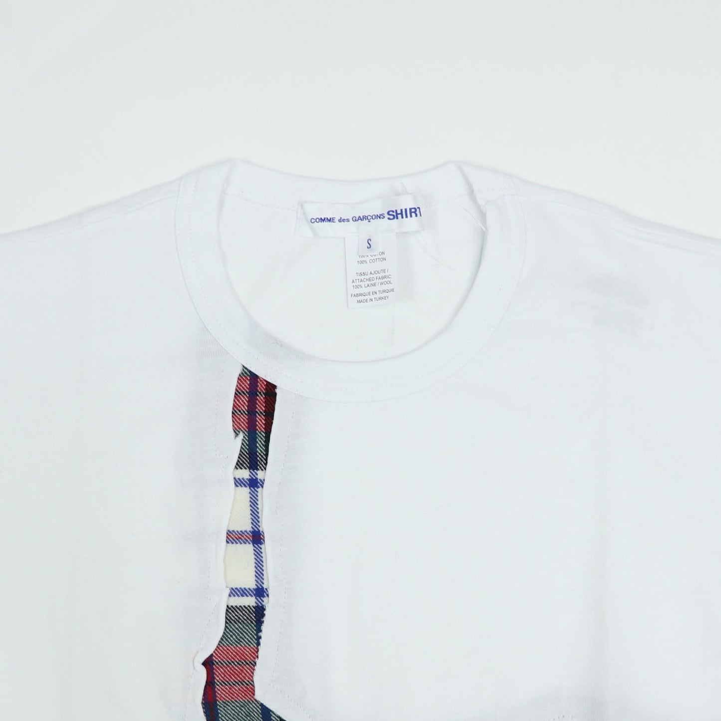 コムデギャルソン FJ T007 W22 WHITE Tシャツ