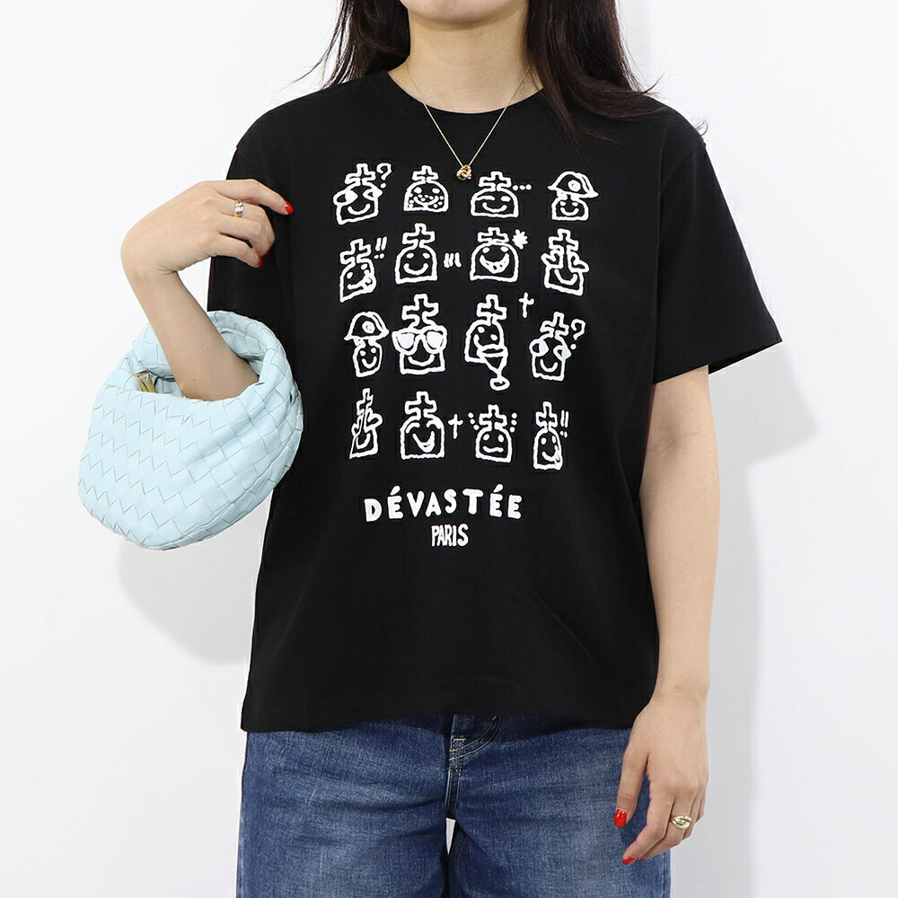 DEVASTEE Tシャツ ロゴ プリント 半袖 R3FWTP022