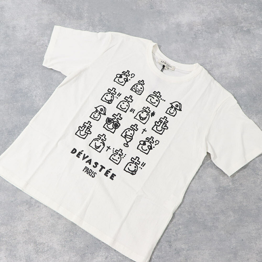 DEVASTEE Tシャツ ロゴ プリント 半袖 R3FWTP022
