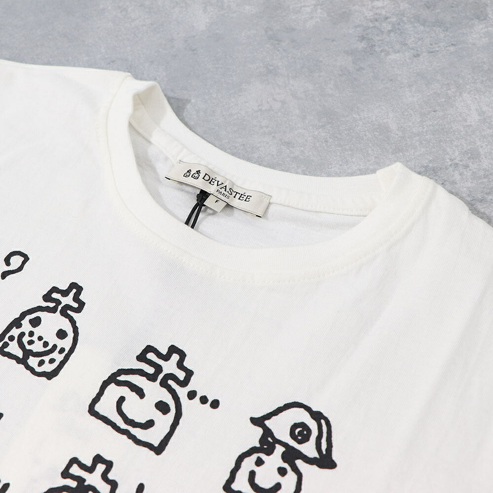 DEVASTEE Tシャツ ロゴ プリント 半袖 R3FWTP022