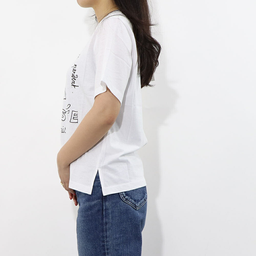 デヴァステ DEVASTEE トップス Tシャツ・カットソー レディース ブラック グレー ホワイト コットン ロゴ プリント キャラクター クルーネック 丸襟 お化けモチーフ 半袖 R3FWTP023