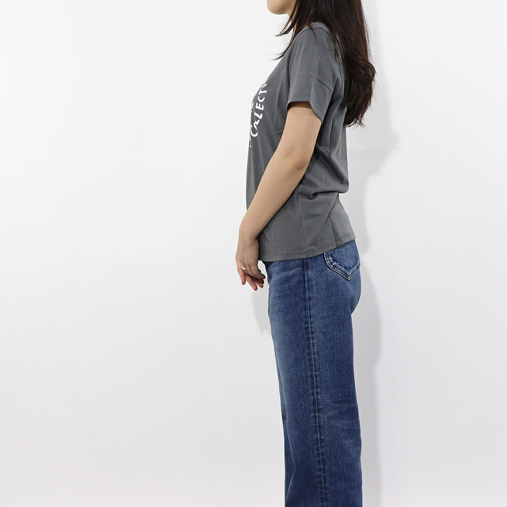 デヴァステ DEVASTEE トップス Tシャツ・カットソー レディース ブラック グレー ホワイト コットン ロゴ プリント キャラクター クルーネック 丸襟 半袖 R3SMTP015