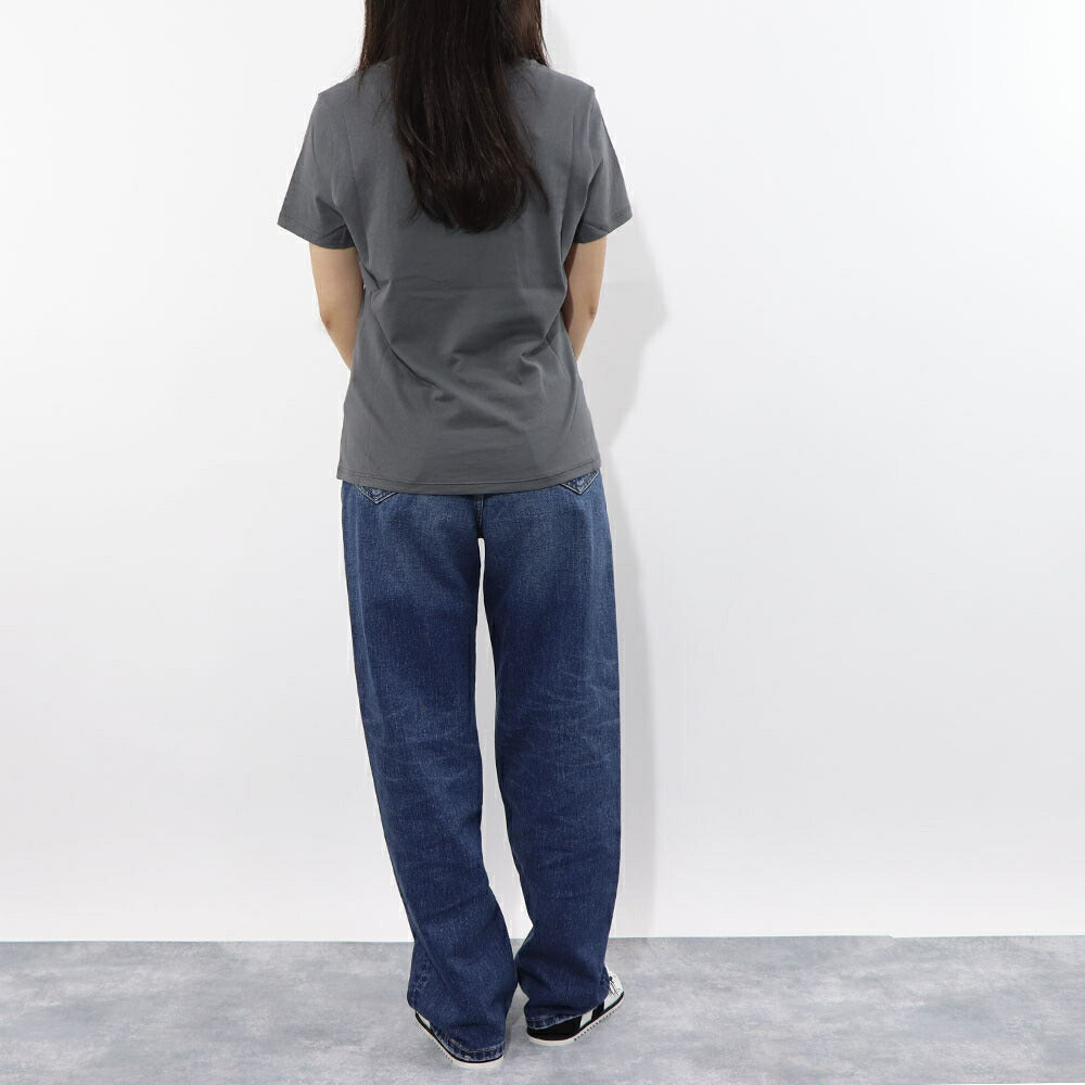 デヴァステ DEVASTEE トップス Tシャツ・カットソー レディース ブラック グレー ホワイト コットン ロゴ プリント キャラクター クルーネック 丸襟 半袖 R3SMTP015