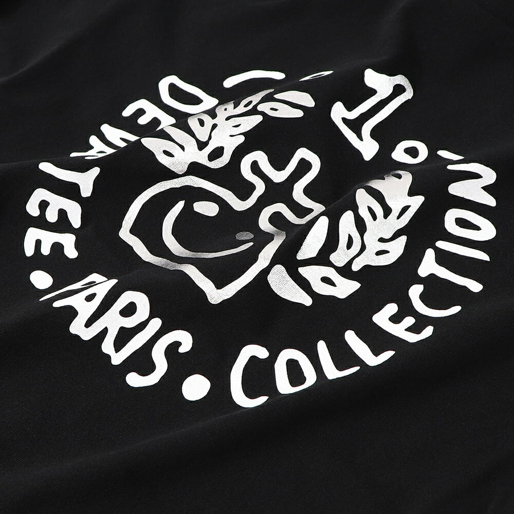 デヴァステ DEVASTEE トップス Tシャツ・カットソー レディース ブラック グレー ホワイト コットン ロゴ プリント キャラクター クルーネック 丸襟 半袖 R3SMTP015