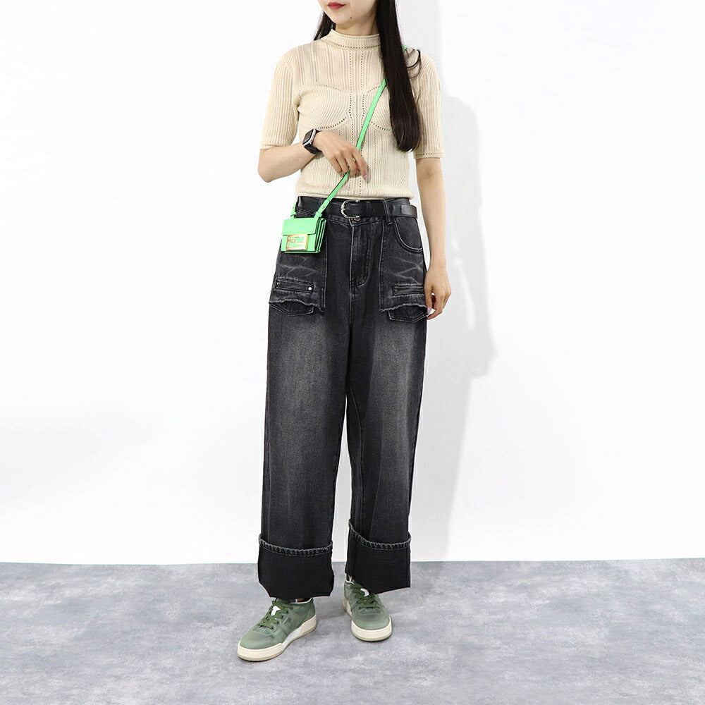 フェンディ FENDI シューズ スニーカー レディース MATCH SNEAKER グリーン ポリアミド ポリウレタン ポリエステル メッシュ ロゴ くすみカラー 8E8415 AN7K