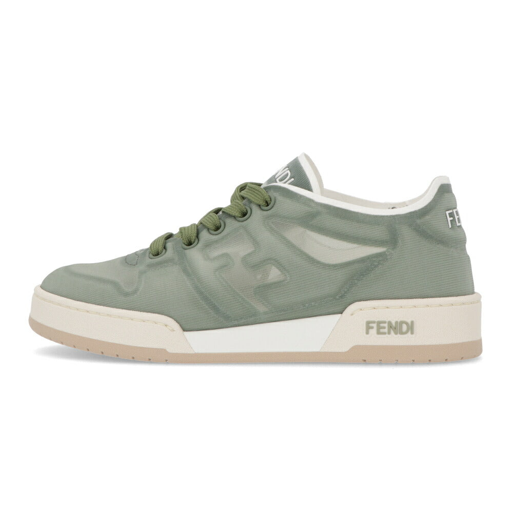 フェンディ FENDI シューズ スニーカー レディース MATCH SNEAKER グリーン ポリアミド ポリウレタン ポリエステル メッシュ ロゴ くすみカラー 8E8415 AN7K