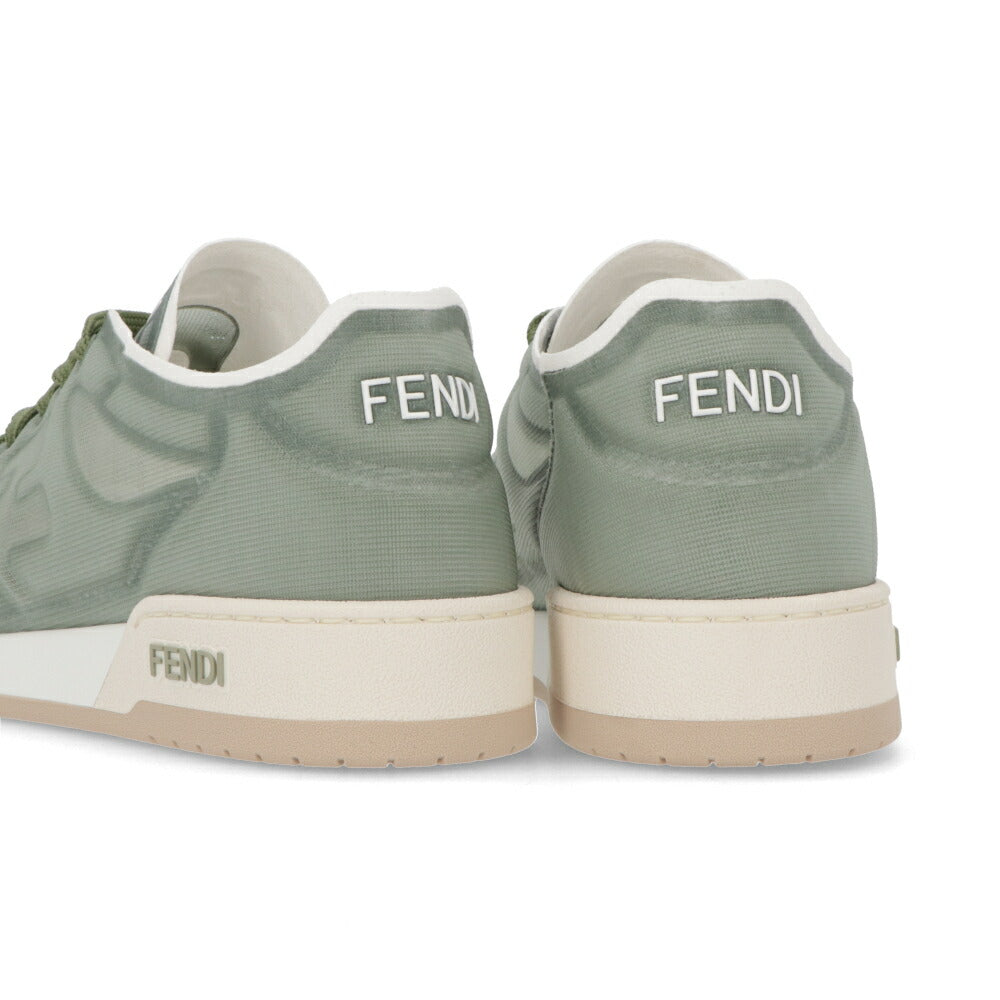 フェンディ FENDI シューズ スニーカー レディース MATCH SNEAKER グリーン ポリアミド ポリウレタン ポリエステル メッシュ ロゴ くすみカラー 8E8415 AN7K