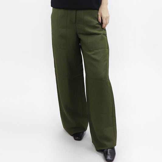 フェラガモ FERRAGAMO パンツ グリーン レディース