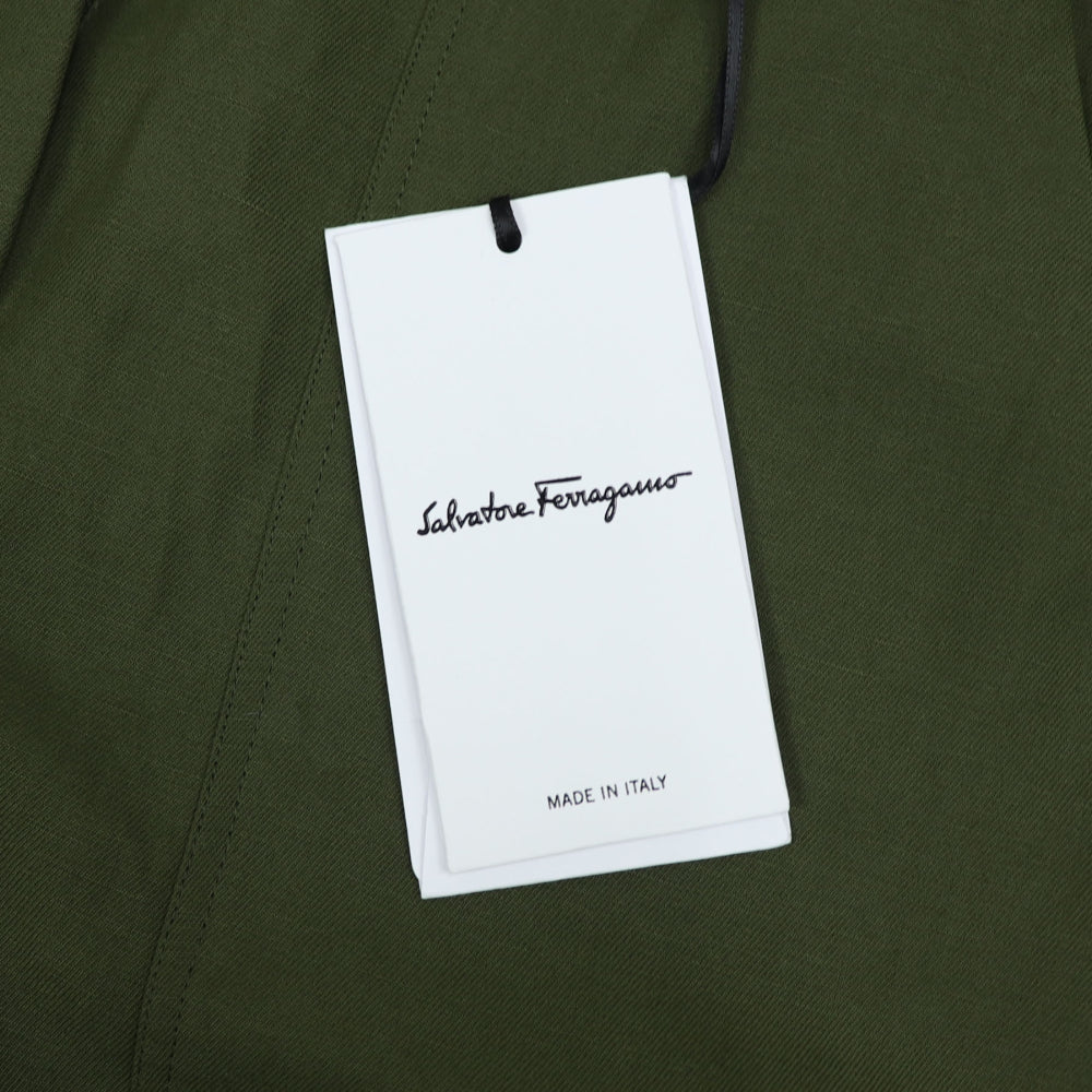 フェラガモ FERRAGAMO パンツ グリーン レディース