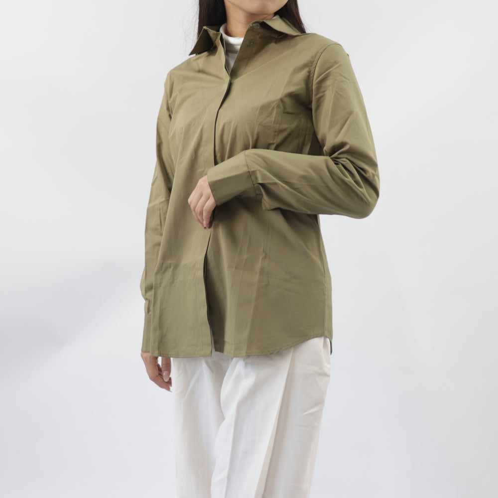 フェラガモ FERRAGAMO シャツ KAH GR カーキ