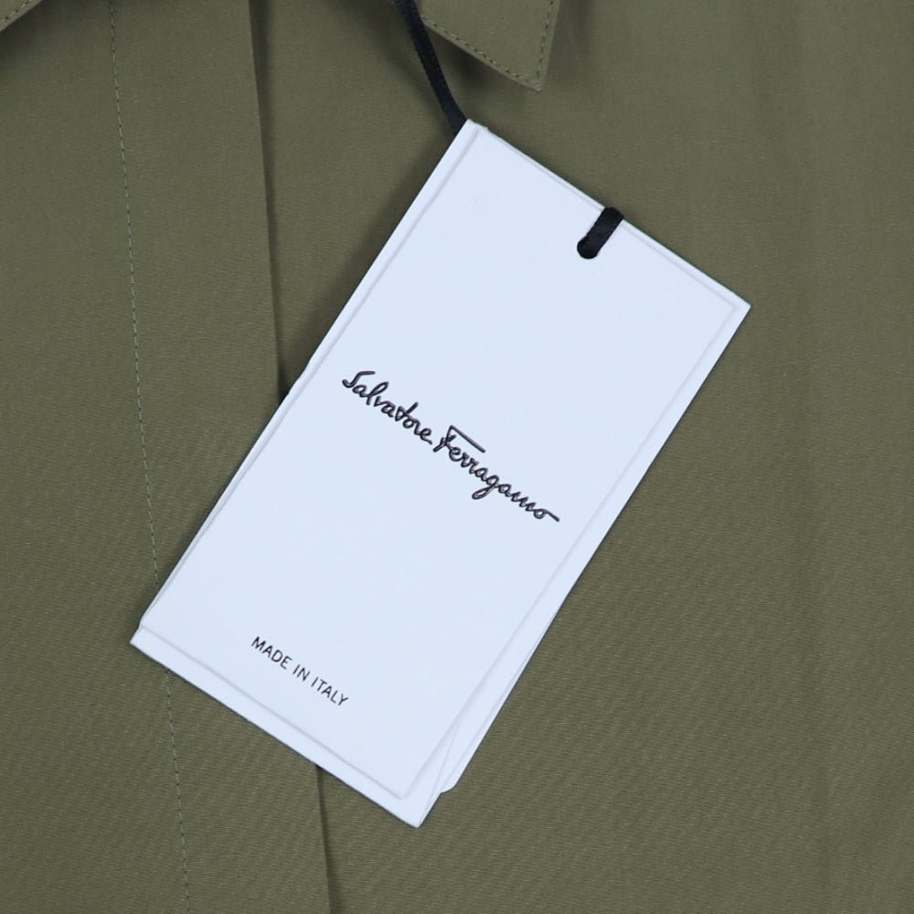 フェラガモ FERRAGAMO シャツ KAH GR カーキ