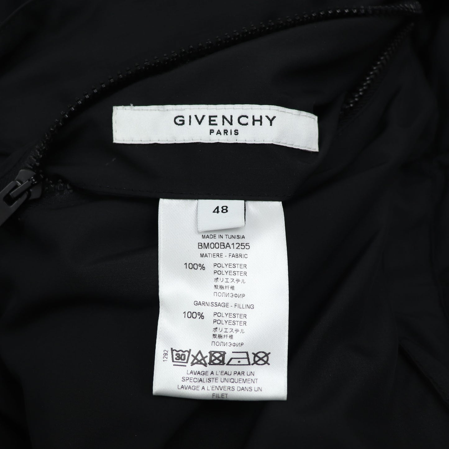 ジバンシィ GIVENCHY BM00BA1255 004 GIVENCHY コート ブラック 新品