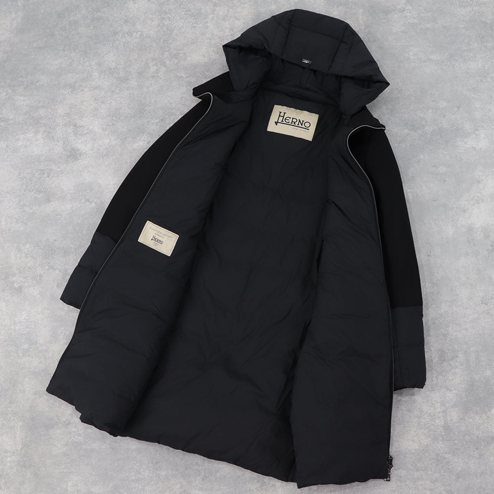 HERNO ダウンコート ウール切替 PI001965D