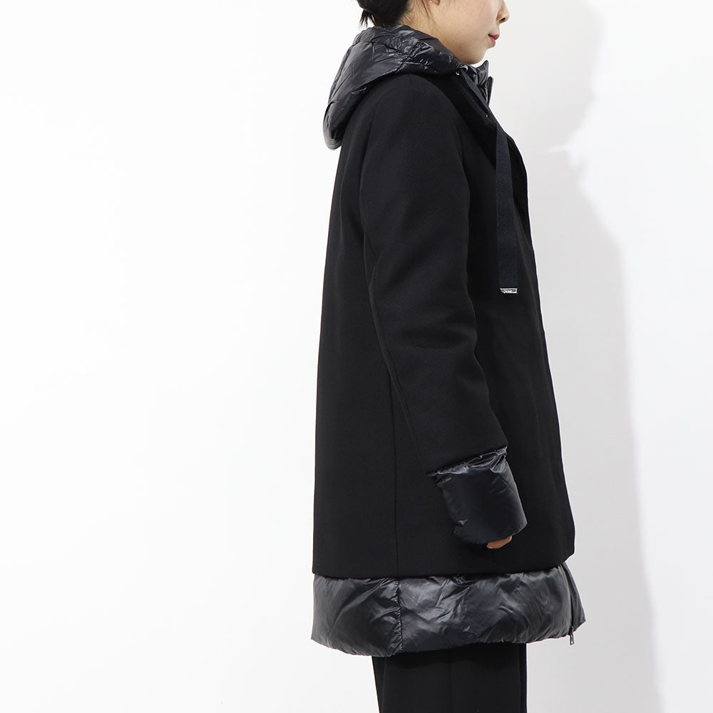 HERNO ダウンコート ウールツイル ウール ナイロン ダウン