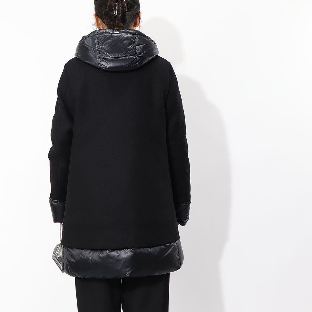 HERNO ダウンコート ウールツイル ウール ナイロン ダウン