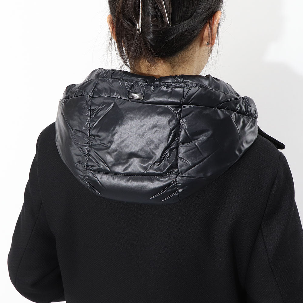 HERNO ダウンコート ウールツイル ウール ナイロン ダウン